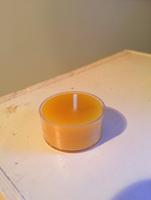 Tealight Candle - Plastic Base - Pure Beeswax