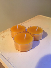 Tealight Candle - Plastic Base - Pure Beeswax